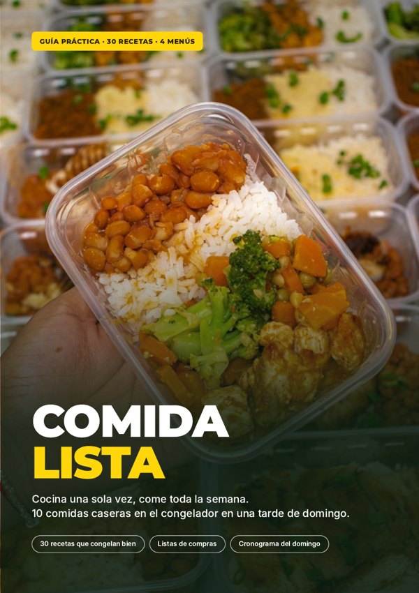Portada de la Guía Comida Lista